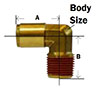 Push In Fixed Male Elbow Diagram